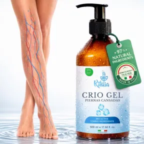 Crema Gel Frío para Piernas Cansadas Ritalia 500ml Bio