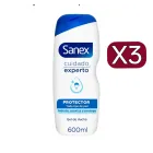 Sanex Dermo Protector 600 Ml - X3 Pack Económico