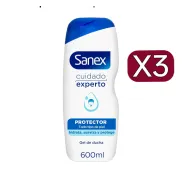 Sanex Dermo Protector 600 Ml - X3 Pack Económico