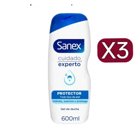 Sanex Dermo Protector 600 Ml - X3 Pack Económico