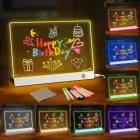 Mensaje LED 30x20cm con Tablero Acrílico Luminoso 7 colores