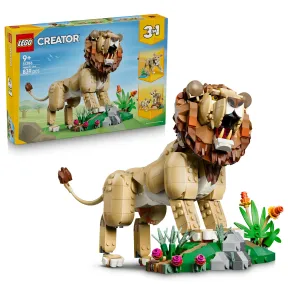 Majestuoso León de Juguete: LEGO Creator 3en1 Fauna Salvaje