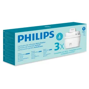 Pack de 3 filtros de repuesto Antical+ para agua Philips