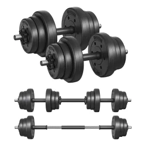 Mancuernas Ajustables SONGMICS 20 kg con Discos Intercambiables
