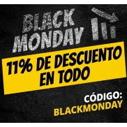 Descuento del 11% en BLACK MONDAY