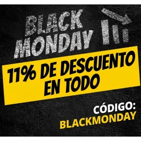 Descuento del 11% en BLACK MONDAY