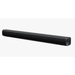 Xiaomi Soundbar 2.0ch: Elegante diseño negro mate y calidad de sonido.