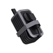Regleta de Viaje Portátil: 1 Toma, 1 USB-A y 2 USB-C