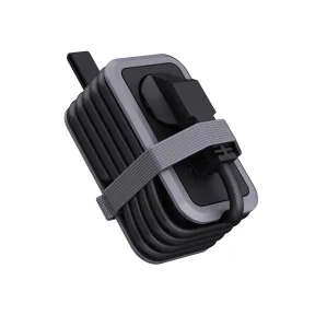Regleta de Viaje Portátil: 1 Toma, 1 USB-A y 2 USB-C