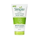 Gel facial hidratante limpiador Simple 150 ml
