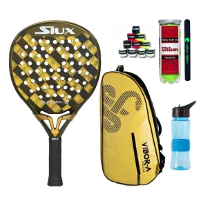 Pala SIUX ELECTRA PRO ST4 2025 y pack de pádel completo