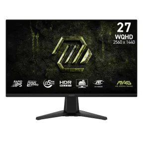 MSI MAG 275QF E20: Monitor Gaming 27", 200Hz WQHD