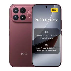 Poco F9 Ultra de Xiaomi, 12GB+256GB, 8050mAh, Cereza Oscuro