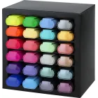 Set de 24 rotuladores resaltadores en organizador Faber-Castell