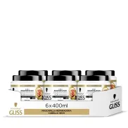 Mascarilla Total Repair para cabello seco - Gliss 6uds 400ml