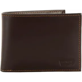 Cartera Bifold Levi's de Cuero Vacuno Full-Grain Hunte