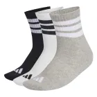 Calcetines deportivos Adidas unisex 3 pares media caña acolchados