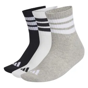 Calcetines deportivos Adidas unisex 3 pares media caña acolchados