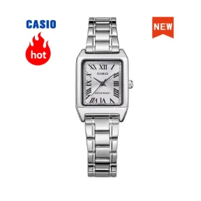 Reloj de Mujer Casio Tonneau, Acero Inoxidable y Resistente