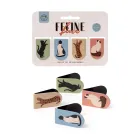 Marcapáginas magnéticos de gatos – Feline Fine (4 pcs)