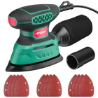 Lijadora de Madera 140W HYCHIKA, 13000 OPM y Recolección de Polvo.
