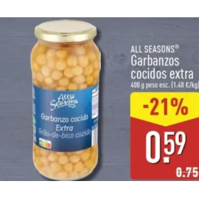 Bote extra de garbanzos en ALDI + sorteo de cafetera y batidora