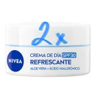 NIVEA Crema Hidratante Refrescante SPF30 - 2 unidades 50 ml