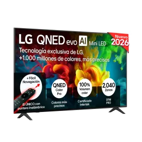 Smart TV 55" QNED EVO AI 4K LG 55QNED82B6B Sin Reflejos