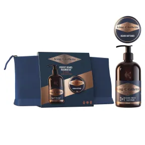 Cuidado de Barba King C. Gillette - 3 en 1 y Bolsa de Viaje