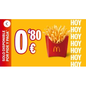 0.80€ Patatas Medianas [ Pide y Paga ]