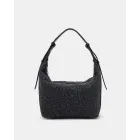 Bolso negro mediano con cremallera - Tous