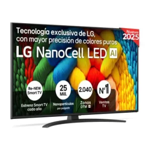 Smart TV LG 50" 4K UHD NanoCell con HDR y Dolby Digital Plus