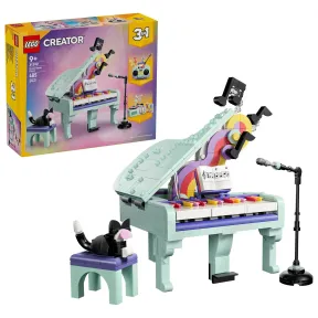 Piano Musical Decorativo LEGO Creator 3en1 con Gato y Más
