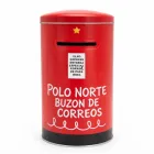 Buzón de Navidad rojo de metal para decoración - Gerimport