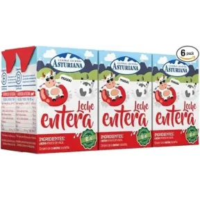 Leche Entera Central Lechera Asturiana 6x200ml