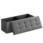 Puf de Almacenamiento Plegable SONGMICS Mazie 15x110x15