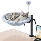 Cama gris lavable para gatos Odoland de 2 telas