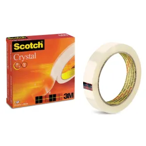 Cinta transparente Scotch Crystal 19 mm x 33 m, 1 rollo