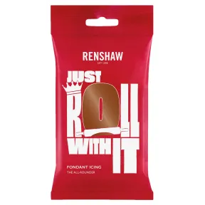 Fondant Marrón Oscuro Renshaw 250g - Ideal para Decorar