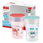 Vaso antiderrame NUK Magic Cup cangrejo morado 2 unidades
