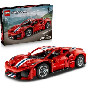 Ferrari 488 Pista Lego 42235: coche Technic con motor V8