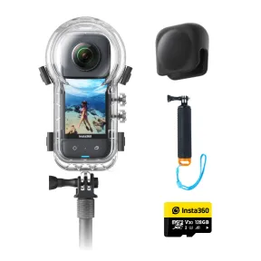 Insta360 X3 Kit Invisible Subacuático – Action CAM 360 Impermeable
