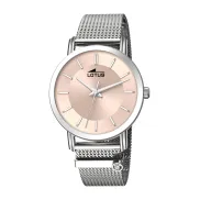 Reloj Analógico de Mujer Lotus en Acero Inoxidable Plateado