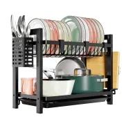 Escurreplatos de Acero Inoxidable para Cocina - Estante Dish