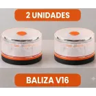 Baliza de Emergencia V16 DGT con Luz 360° y Base Magnética