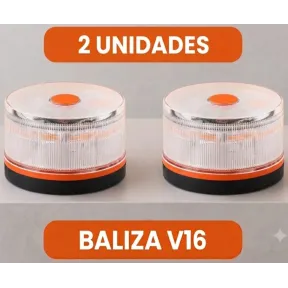 Baliza de Emergencia V16 DGT con Luz 360° y Base Magnética