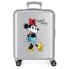 Maleta de Cabina Gris Minnie Joyful 40x55x20 cms