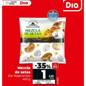 Setas de Navarra 400 g a solo 1€