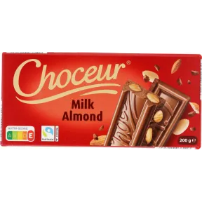Almendras con chocolate con leche - Choceur - 200 gr