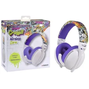Auriculares Gaming Inalámbricos Multiplataforma Blancos Indeca